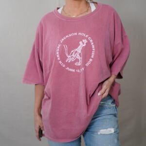 Jackson Hole Crawfish Boil Tee – Faded Rose